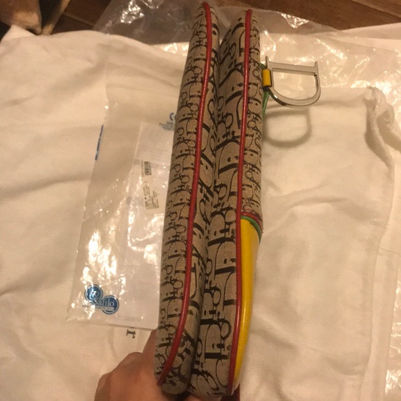 Christian Dior saddle Rasta Bag - Picture 6 of 8